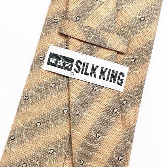 Silk King 100% silk wide tie - Picture 4 of 4